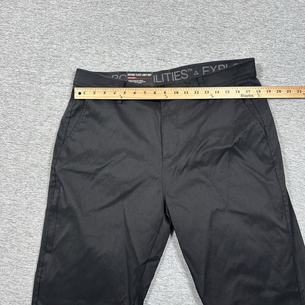 Gerry Venture Fleece Lined Pants Mens Size 36x33 Black Straight Outdoor READ - Picture 4 of 11
